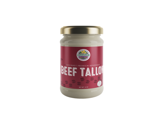 14 oz Jars - Premium Rendered Beef Tallow