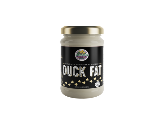14 oz Jars - Premium Rendered Duck Fat